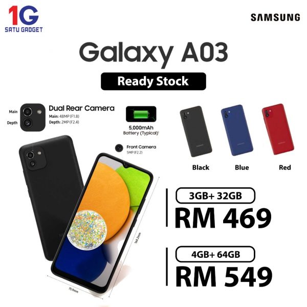 Samsung galaxy a03 price in malaysia
