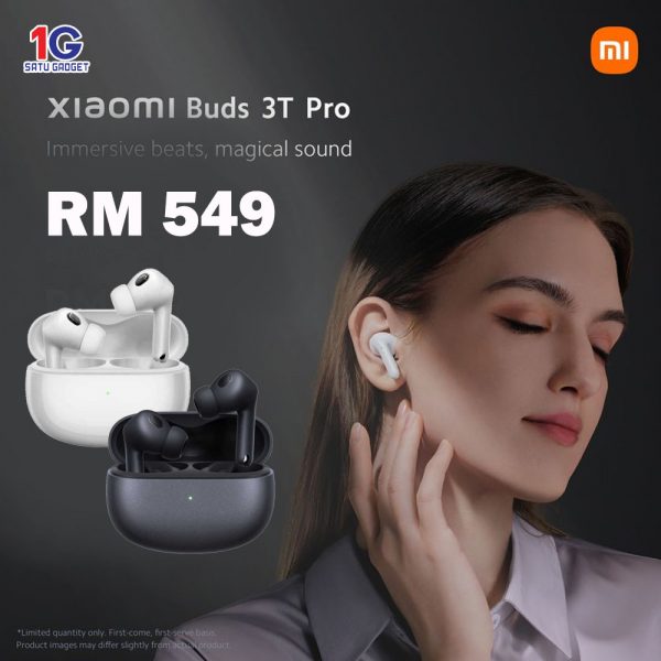 Xiaomi Buds 3T Pro – Original Malaysia Set – Satu Gadget Sdn. Bhd.